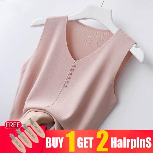 Womens sling sleeveless vest can be worn outside Summer all-match vest temperament large size loose version of the small vests