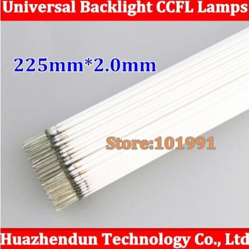 20pcs Free Shipping for Supper Light CCFL 225mm x 2.0mm LCD Backlight Lamp 225 mm 10 inch High quality