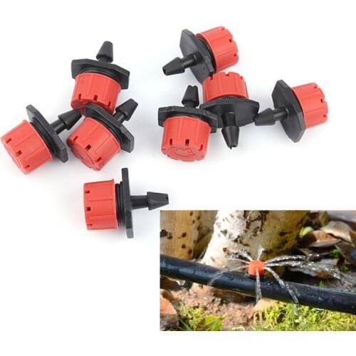 50pcs Adjustable Irrigation Misting Micro Flow Dripper Drip Head for balcony farm Greenhouse Watering Spray Garden Watering Tool