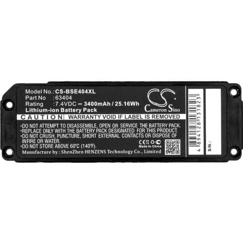 Cameron Sino 3400mah battery for BOSE Soundlink Mini 063287 063404 batteries