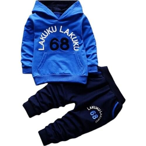 Infant Boys Outfits Toddler Print Clothes Suit Newborn Long Sleeve Pullover Top Pants 2Pcs Baby Girl Cotton Clothing Sets Unisex