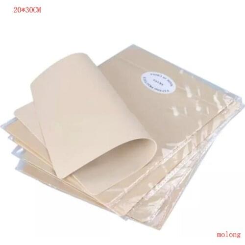 Tattoo Practice skin 5pcs Permanent makeup empty skin for training 20 * 30 cm for beginners pu leather for tattoo free shipping