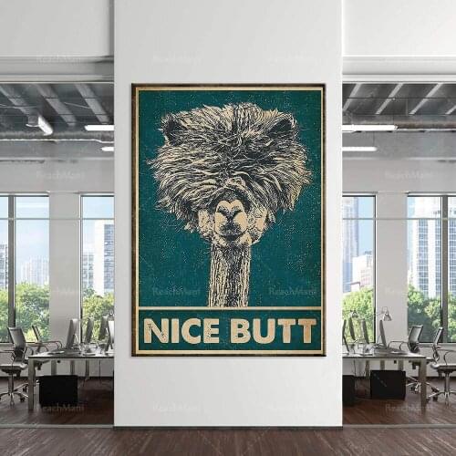 Alpaca lovers beautiful poster wall art printing home living room bathroom decoration poster