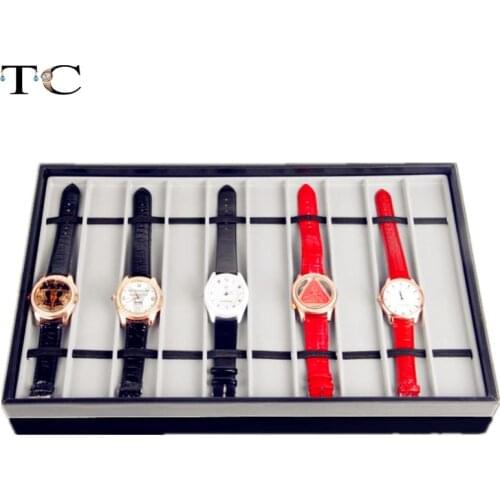 Jewelry Tray 10 - Digit Watch Display Bracelet Bracelet Sub-necklace Tray for Ornaments Jewelry Organizer Display Shadow Box