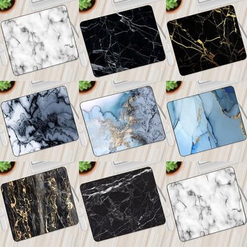 Mairuige Marble Keyboard Pad Gaming Accessories Desk Durable Desktop Mouse Pad Rubber Small Mousepad Computer 22X18CM Waterproof