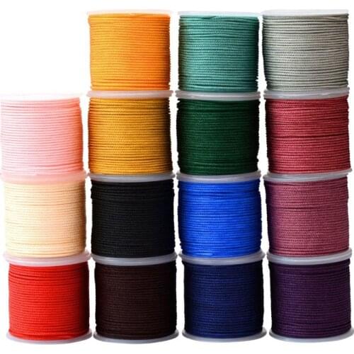 1.5mm Rattail Satin Braid Nylon Cord+140m+DIY Jewelry Accessories Macrame Rope Bracelet Earring Beading Cords