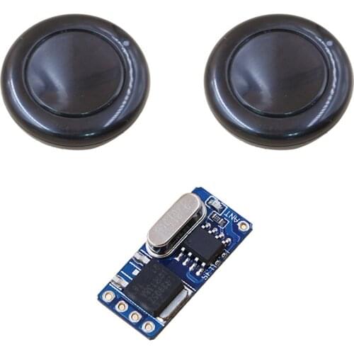 New Design DC3.5-12V 1 Channel RF Wireless Remote Control 1 Receiver & 2Black Transmitter 1 Key Self-lock Mode 315mhz or 433mhz