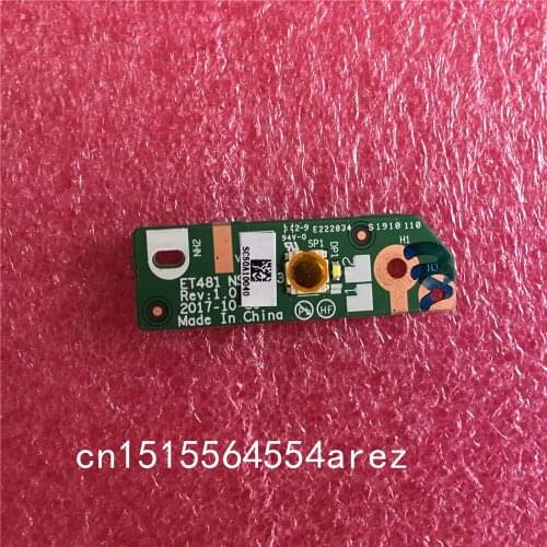 New Original laptop Lenovo ThinkPad T480s Power Button card board NS-B473 SC50A10040 01ER992