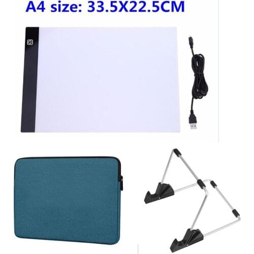 NEW /A4/A5 Size Drawing Tablet Led Light Pad Tablet Diamond Painting Eye Protection Bright Copy Board Diamond Embroidery art