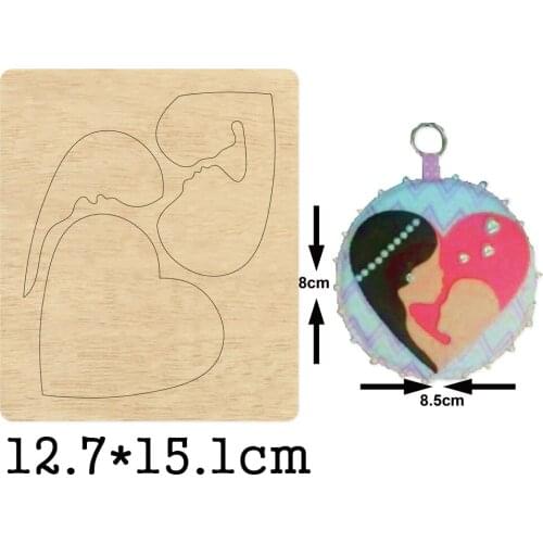 Pendant DIY Cutting Mold Blade Wood Die For Leather Cloth Paper Crafts Wooden Dies Fit Common Die Cutting Machines on the Market