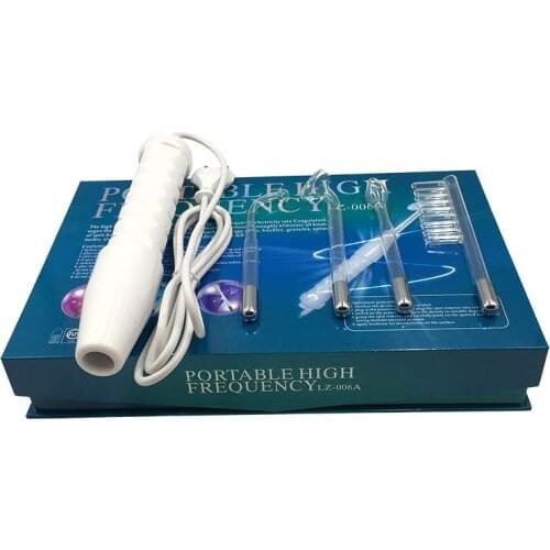 4 In 1 Portable High Frequency High Frequency Electrotherapy Beauty Device Spot Remover wand Facial Skin Care Spa