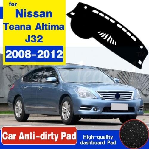 For Nissan Teana J32 2008~2012 Altima Anti-Slip Mat Dashboard Cover Pad Sunshade Dashmat Protect Accessories 2008 2009 2010 2011
