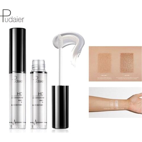 Pudaier 2 Colors EyeShadow Primer Eye Makeup Face Base Cream Natural 24 Hours Lasting-makeup Eye Shadow Pallete Color Cosmetic