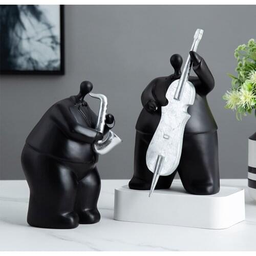Modern Creative Musician Sculpture figure Resin Model Nordic Home decor Living Room Decoration Statues For Decoration Art Gift