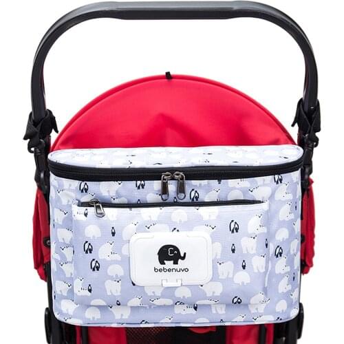 Diaper bag Cartoon Baby Stroller Bag Organizer Bag Nappy Diaper Bags Carriage Buggy Pram Cart Basket Hook Stroller Accessories
