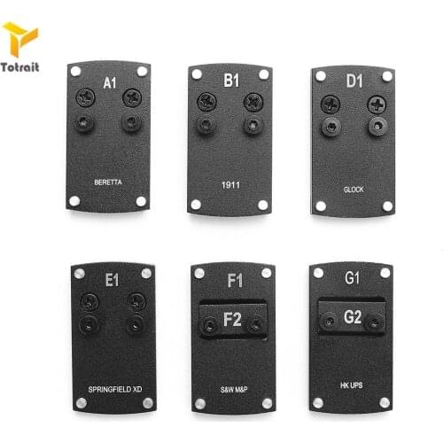 TOtrait Micro Reflex Red Dot Sight Mount Base Adapter Plate for Glock /1911 /USP/P226