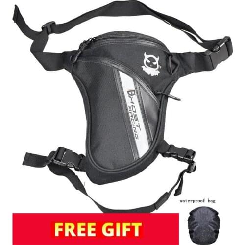 GHOST RACING Motorcycle Bag Waterproof Mochila Moto Multifunctional Saddle Bags Carbon Fiber Helmet Bags Travel Luggage Bag New