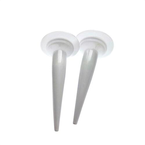 2pc manual tube caulking cartridge gun plastic tip