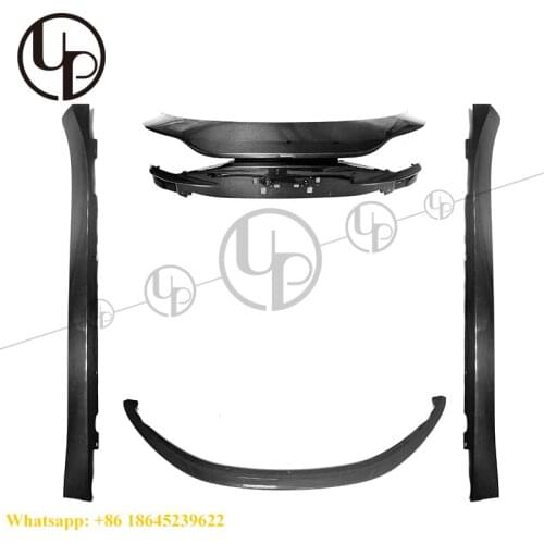 2021 DB11 original dry carbon fiber material body parts for DB11 upgrade front lip rear diffuser side skrits Aston carbon parts