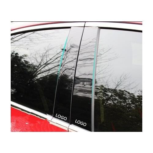 8PCS PC Window Middle Pillar Decorated Cover For Chevrolet Cruze 2009 10 11 12 13 14 2015 ACB012