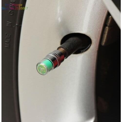 2.4bar Car Wireless Tire Pressure Cap Visual valve Cap For Skoda Octavia A2 A5 A7 Fabia Rapid Superb Yeti Roomster