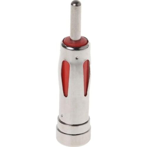 Car-styling Universal Red ISO To DIN Male Car Auto Radio Stereo Antenna Adaptor Aerial Plug Connector Adapter To DIN Vehicle M77