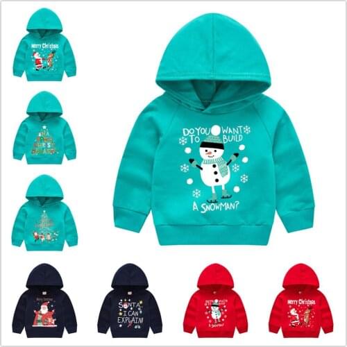 Snowman Cute Baby Boy Hooded Sweatshirts Costumes Clothes Girls Pullover Hoodies Sweater Tops Toddler Outfit Kids Outfits Shirt