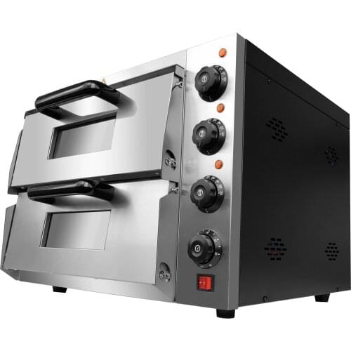 Home commerical bakery oven use Pizza bread baking equipment electric two layer pizza maker oven equipment