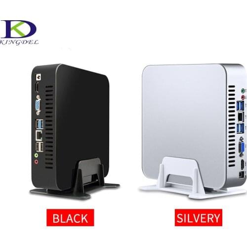 Kingdel Fan Metal Case Mini PC Intel Quad Core Dedicated Card HTPC i7 4700HQ 6M Cache i7 6500U i5 6200U Dual Core 32G RAM 1TBSSD