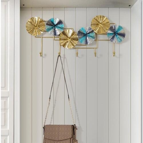 Creative Coat Hook Hooks for Hanging Multi-function Key Holder Wall Fashion Hanging Rack Key and Mail Holder Wall Metal Hooks