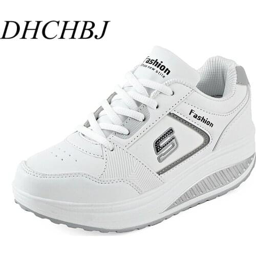 Designer White Platform Sneakers Casual Shoes Women Tenis Feminino Women Wedges Shoes Footwear Basket Femme trainers women