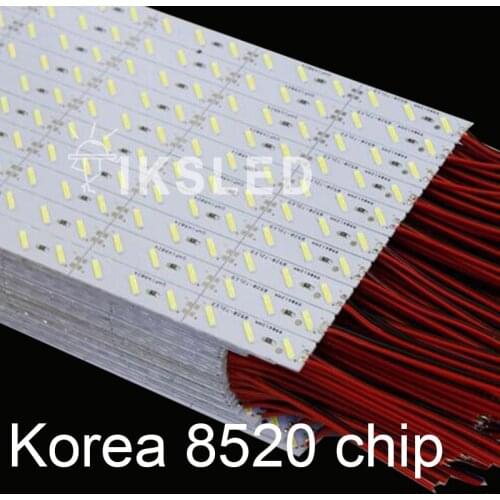 Hot sales 1M*100pcs Super Bright Hard Rigid Bar light DC12V 100cm 72 led SMD 8520 Aluminum Led Strip light,red,blue,green color