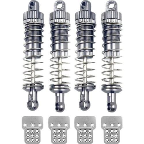 Metal Shock Absorber Damper With Extender Seat Adjustable for WPL C14 C24 C34 MN D90 D99 MN90 MN99S RC Car Parts