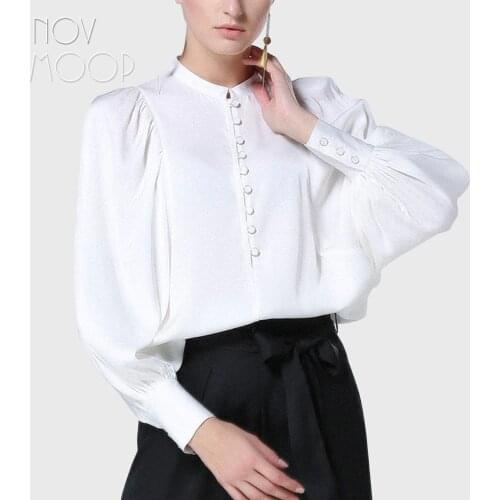 Novmoop Womens White Shirts