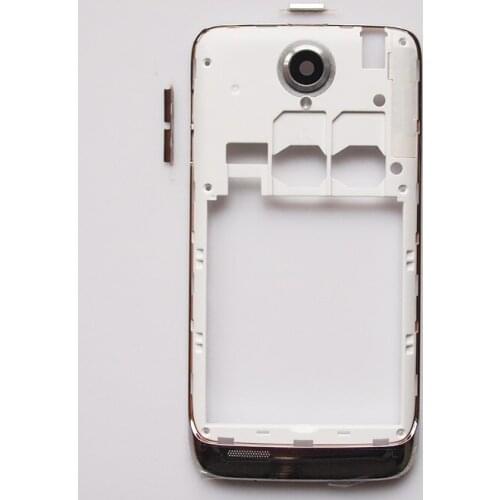BaanSam New Middle Frame Housing Case For Lenovo S650 S658T With Camera Lens+Power Volume Buttons