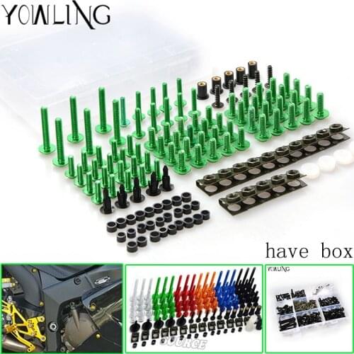 One set motorcycle accessories custom fairing screw bolt windscreen screw FOR Kawasaki ninja300 er-6 nr-6f ninja 300 1400 zx-10