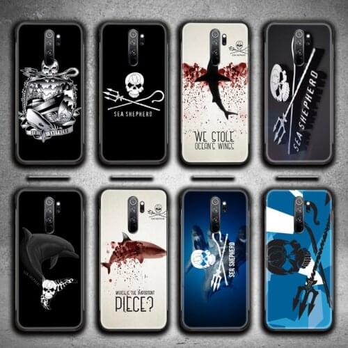 Sea Shepherd Protect the ocean Phone Case for Redmi 9A 8A 7 6 6A Note 9 8 8T Pro Max Redmi 9 K20 K30 Pro