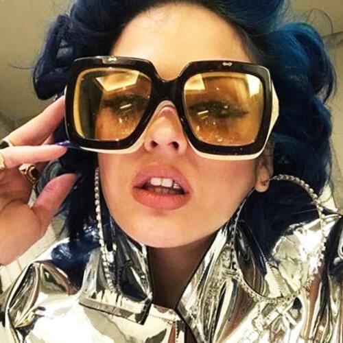 45501 Double lens Flip Square Sunglasses Men Women Retro CCSPACE Brand Glasses Fashion Shades