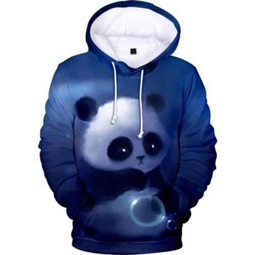 New Style 3D Panda Hoodies Sweatshirt Men Women Hip Hop Print Hooded Cute ren Panda 3D Hoodies Sweatshirt Mens Casual Tops