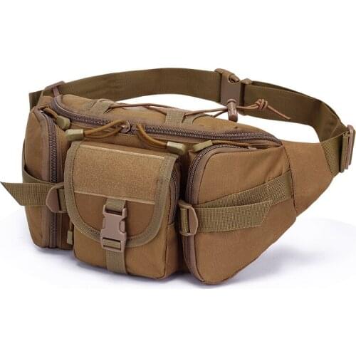 Waterproof Molle Military Men Tactical Waist Bag Outdoor Sports Hiking Hunting Riding Army Pouch Bags Climbing Women Belt Bag
