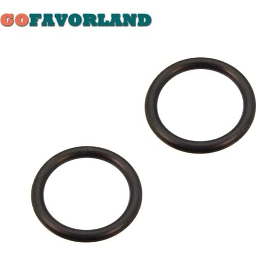 2Pcs Water Pump Hose Gasket Rubber Ring O-Ring 91314-634-000 For Honda Accord 1976-1989 Civic Hybrid 2003-2011 CRX 1984-1991