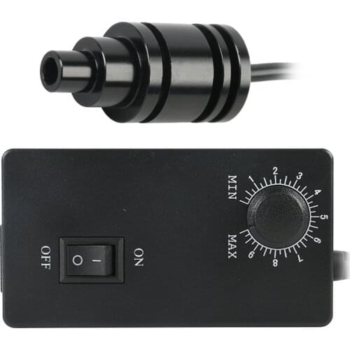 3W Coaxial Spot LED Illuminator 8mm Point Light Lamp With Adjustable Brightness Controller 100V-240V For Coaxial Optical Lens