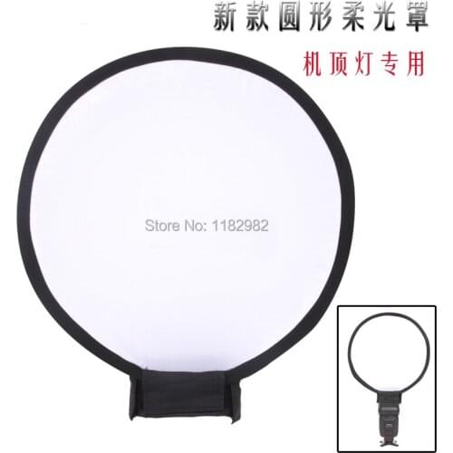 30 cm 2in 1 Portable Mini Round Studio Softbox Diffusers softbox Bag for Canon for Nikon for Sony Yongnuo 580 ex 430 ex SB600