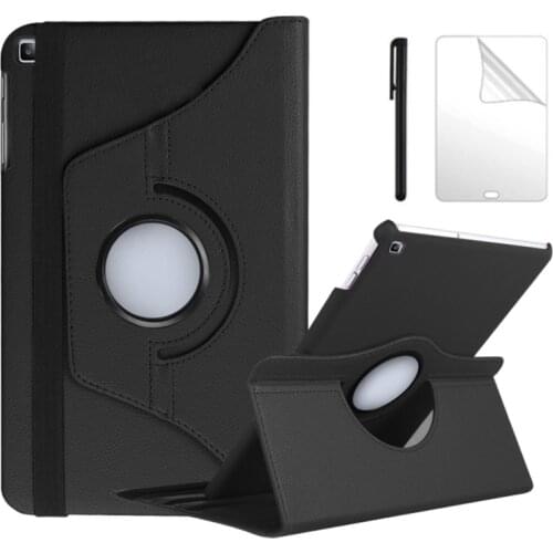 360 Rotaing Style Tablet Case For Samsung Galaxy Tab S5E 10.5 inch SM T720 T725 2019 Magnetic PU Leather Folding Case + Film