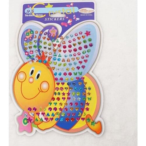 4pcs/set Cartoon Child Stickers Birthday Gifts Puzzle Toy DIY Baby Toy Rewards For Children Kids PVC Stickers Toy Random Color