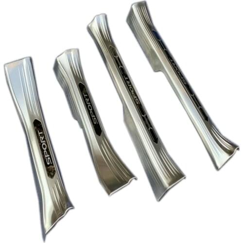 For Toyota RAV4 RAV 4 2019 2020 Interior Side Door Sill Scuff Cover Trim Door Plate Welcome Pedal Protector Styling Accessories