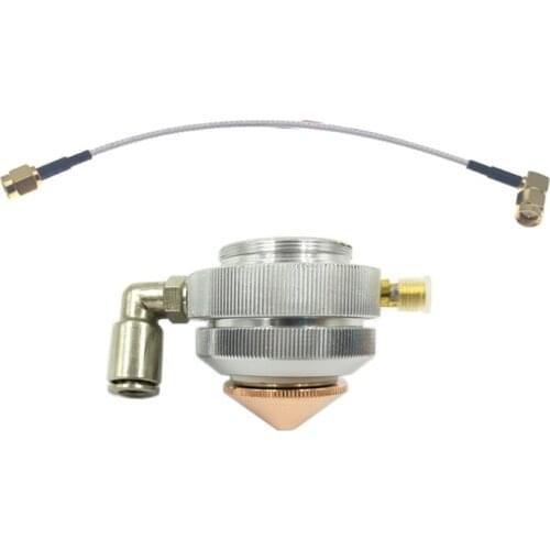 Induction head with senor connection wire for metal cutting head