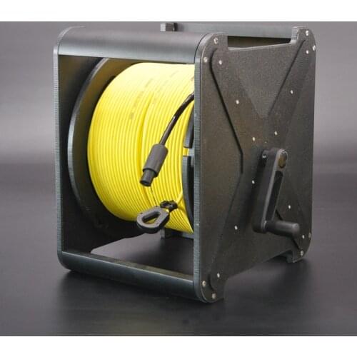 ROVMAKER Zero buoyancy cable with 2-core male head underwater robot umbilical cord cable with water seal connector 2x26AWG