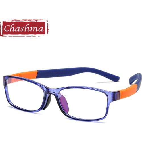 Prescription Glasse Frame Silicone Rubber Material Frame Children Eyewear Kids Optical Glasses Frame Girls Boys Soft Eyeglasses