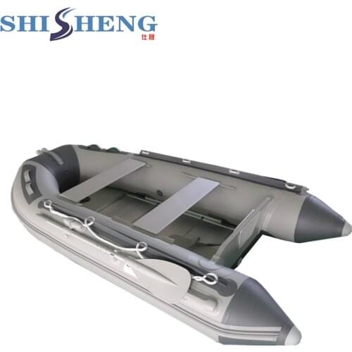 China Factory custom inflatable new products floating fishing boat on sale